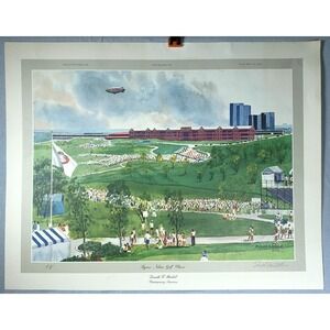 Donald F Mitchell Byron Nelson Golf Classic Signed 18 X 23